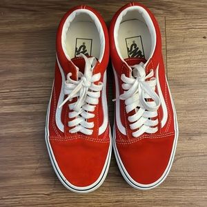 Women Size 8.5 Red Vans